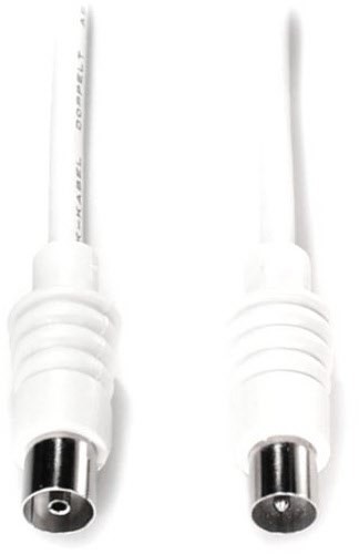 HFA 1 >90dB, 1,5m Antennenkabel weiß