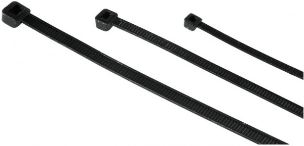 Kabelbinder-Set (150 Stück) schwarz