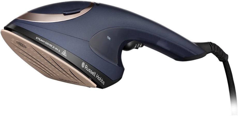 Steam Genie 2 in 1 Dampfbürste Steamer marineblau