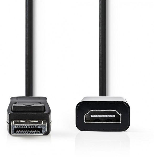CCGB37150BK02 DP-Kabel (0,2m) schwarz DisplayPort-Stecker>HDMI-Buchse