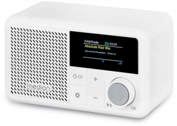 Life S66822 (MD44822) Kofferradio mit DAB/DAB+ weiß
