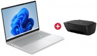 OmniBook 3 16-by0656ng (D46K0EA) 40,6 cm (16") Notebook glacier silver + Dein Geschenk: HP DeskJet 2920 AiO Multifunktionsgerät Tinte