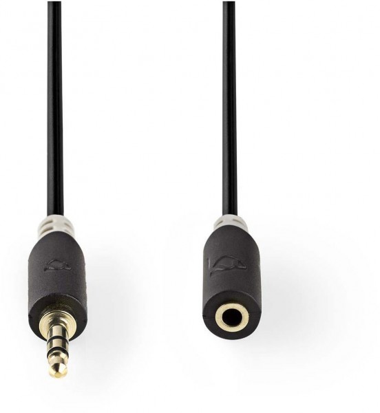 CABP22050AT20 Klinkenkabel (2m) anthrazit 3,5-mm-Stecker>3,5-mm-Buchse