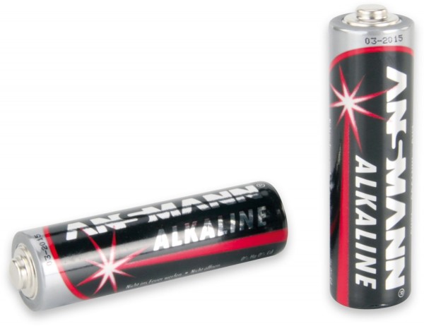 Alkaline Red 8er Pack Mignon-Batterie schwarz