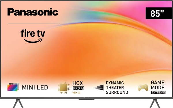 TV-85W95BEG 215 cm (85") Mini LED-TV schwarz, 4K Ultra HD, Smart-TV, 120 Hz, Sprachsteuerung