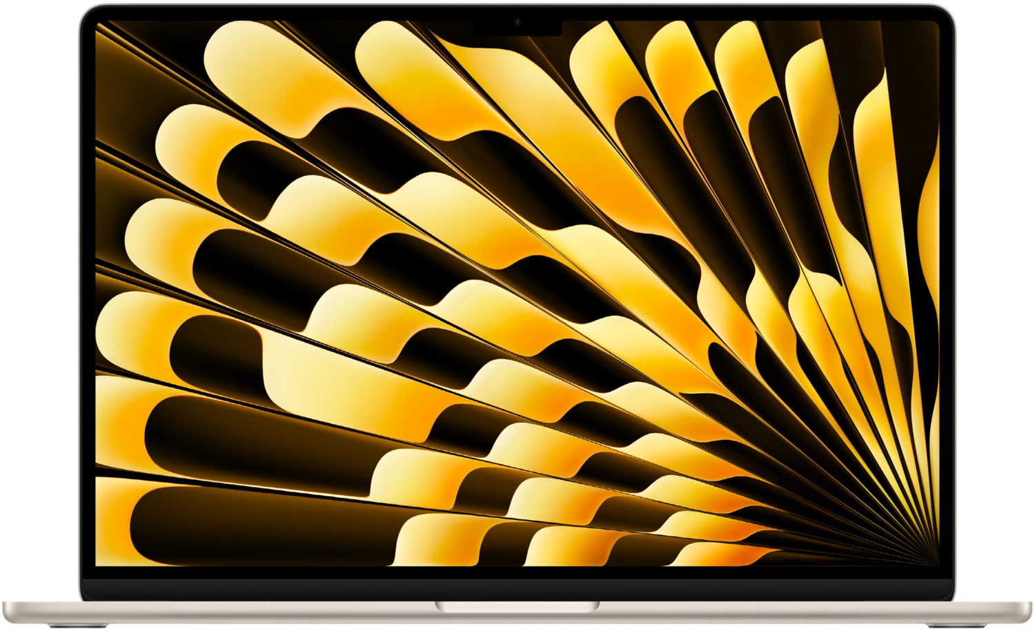 MacBook Air 15" (MC9F4D/A) polarstern, 16 GB RAM, 256 GB SSD, Apple M3, MacOS Betriebssystem, 2880x1864