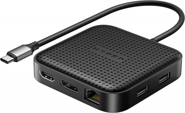 HyperDrive USB4 Dock schwarz