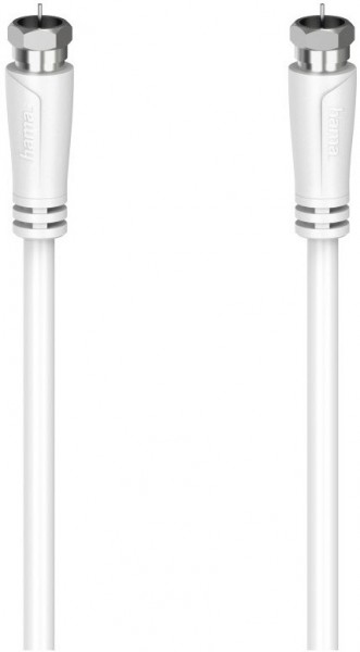 SAT-Anschlusskabel 90 dB (10m) F-Stecker>F-Stecker weiss