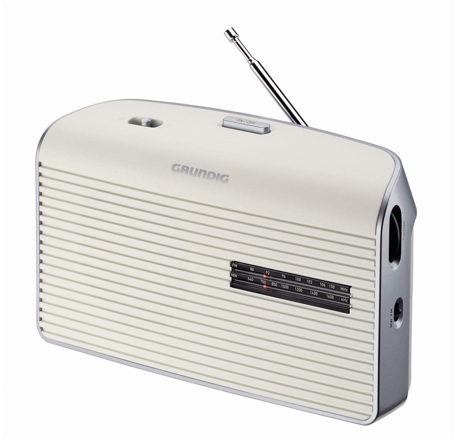 Music 60 Kofferradio braun/silber