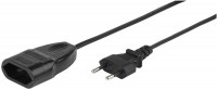 EV3S Euro Verläng.kabel + Kisi 3m schwarz