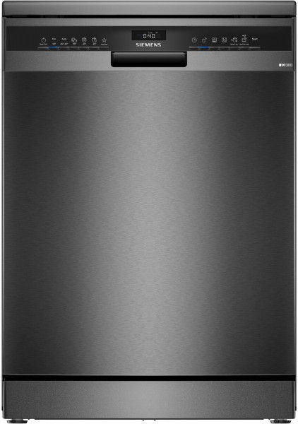 SN23EC03ME Stand-Geschirrspüler 60 cm black inox