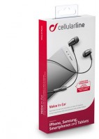 In-Ear Headset mit Mikro schwarz