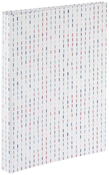 Spiral-Album Graphic 19x24,5cm 40 weiße Seiten stripes