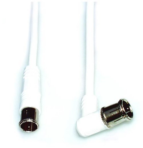 FASW 1 F-Kabel Steck-Winkel,1,5m weiß