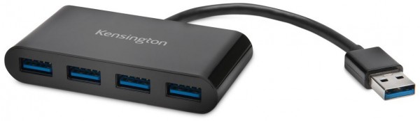 USB 3.0 4-Port Hub schwarz