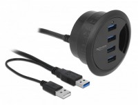 USB 3.0 4-Port Tisch-Hub