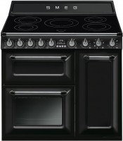 TR93IBL2 Stand-Elektroherd mit Induktionsfeld schwarz, 168 l, 90 cm breit, A, Victoria, 5 Kochzonen