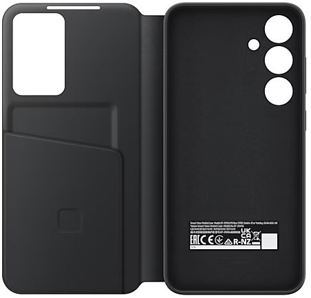 Smart View Wallet Case für Galaxy S24+ schwarz