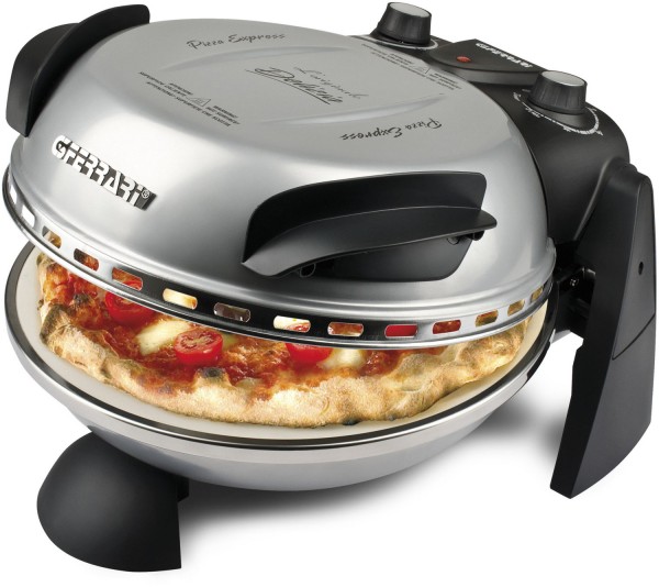 Delizia Pizza-Backofen silber