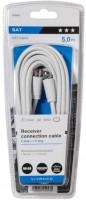SAT Anschlusskabel 90dB (5m) weiß