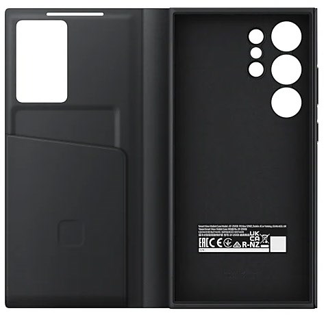 Smart View Wallet Case für Galaxy S24 Ultra schwarz