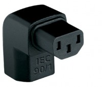 IEC-90/1 Adapter schwarz