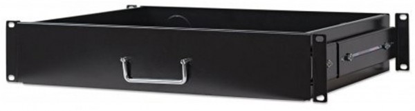 19" Schublade 2HE (350mm) schwarz