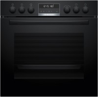 HEB578BB3 Einbau Elektro-Herd schwarz, 71 l, Pizza-Stufe, schnelles Vorheizen, 59,4 cm breit, A+, Serie 6