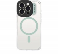 Transparent Cover für iPhone 16 Pro grün