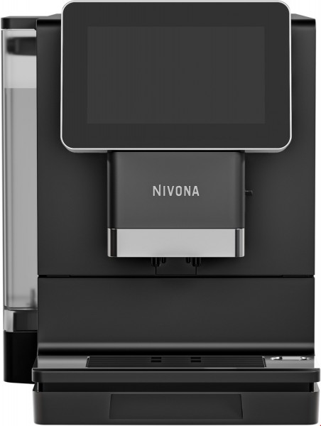 CafeRomatica NIVO 9101 Kaffee-Vollautomat schwarz, Milchbehälter, Stahl-Kegel-Mahlwerk, 15 bar, 2,2 l, Apps ladbar