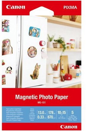 MG-101 Magnetisch 10x15 (5 Stk) Fotopapier
