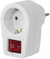 Steckdosenadapter weiß