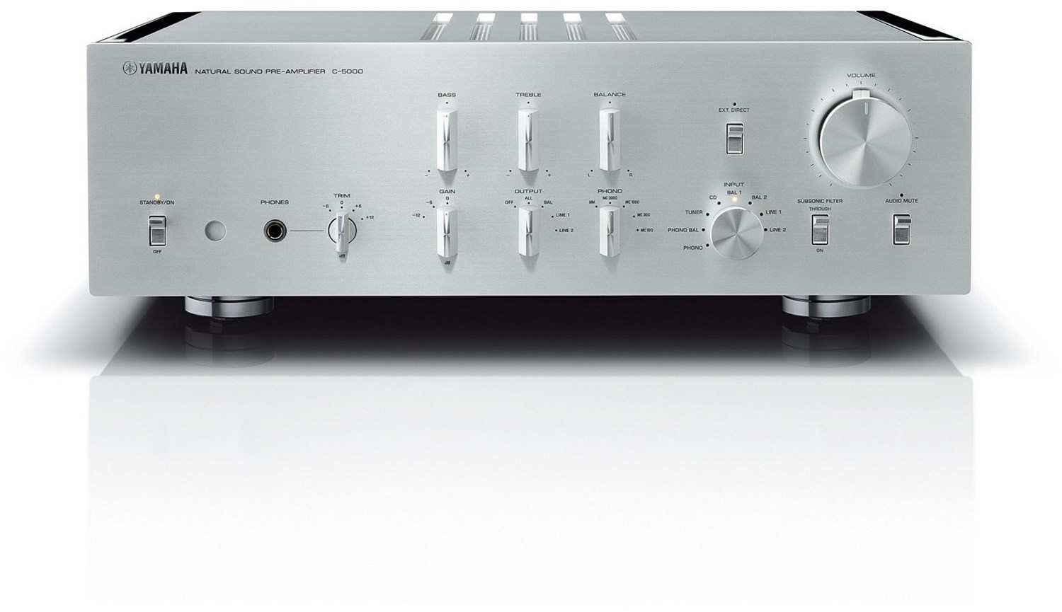 Image of C-5000 Vorverstärker silber/pianoblack
