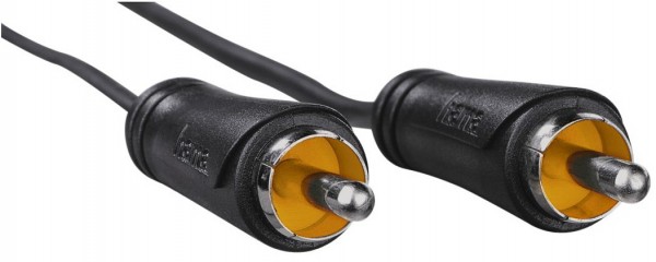 Audio-Kabel (3m) Cinch-Stecker>Cinch-Stecker schwarz