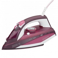 DB 6005 CB Dampfbügeleisen rosa/weiß, 2600 W, Keramik-Bügelsohle, 380 ml Wassertank, Anti-Kalk-System, Vertikaldampf