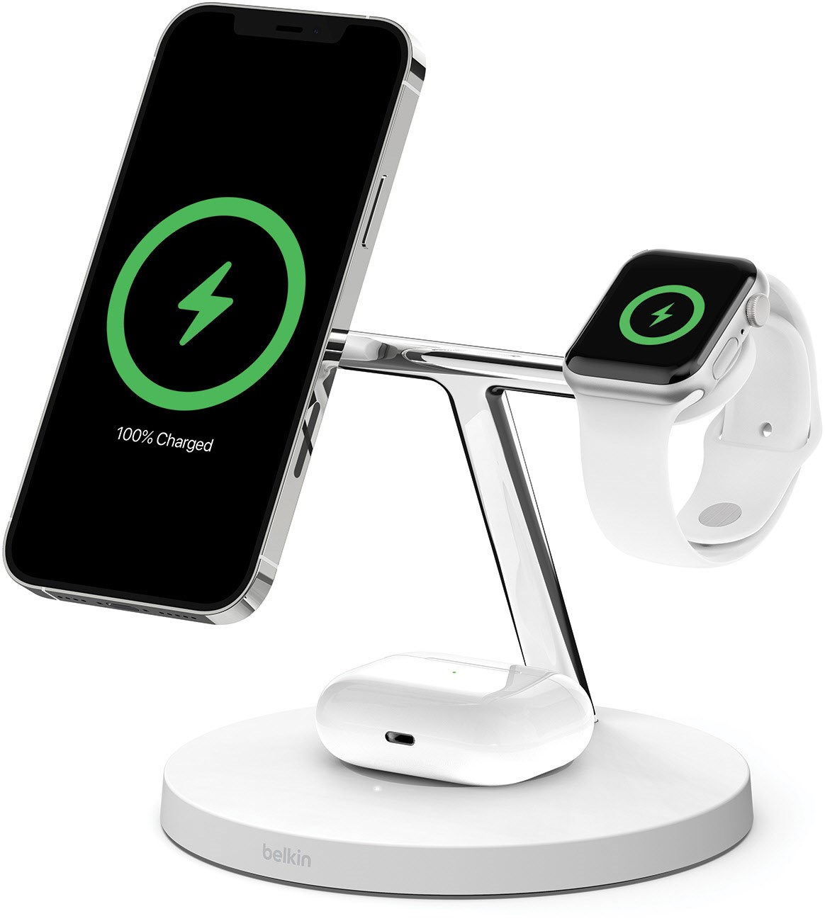 Image of BoostCharge Pro 3in1 Wireless (15W) Ladestation weiß