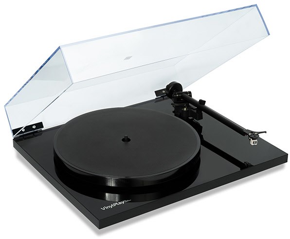 VinylPlay Plattenspieler mit USB-Anschluss schwarz
