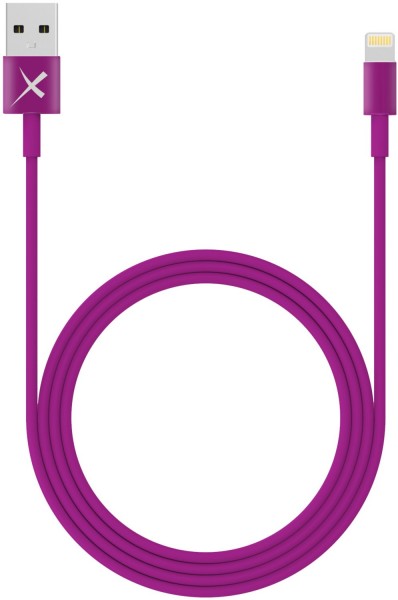 Lightning Lade/Sync-Kabel (1m) Colour Line violett