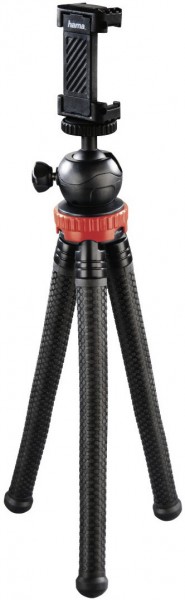 FlexPro (27cm) Stativ für Smartphone/GoPro/Fotokamera rot