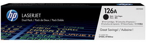 Nr. 126 A Toner 2er-Pack schwarz