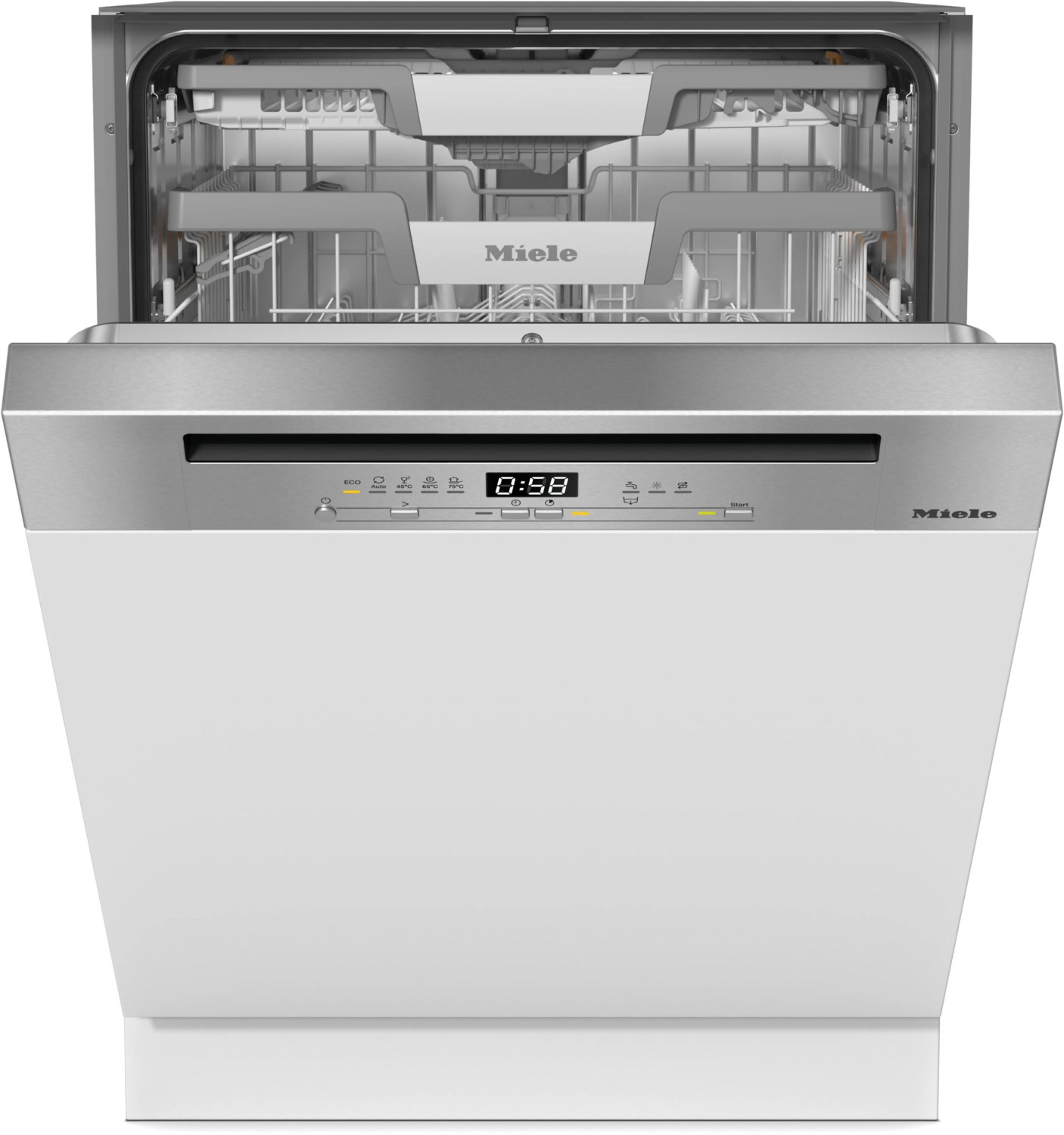 G 5833 SCi Active Plus E teilintegrierbarer 60 cm Geschirrspüler edelstahl/cleansteel