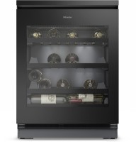 KWTUS 7054 F Unterbau-Weintemperierschrank obsidianschwarz