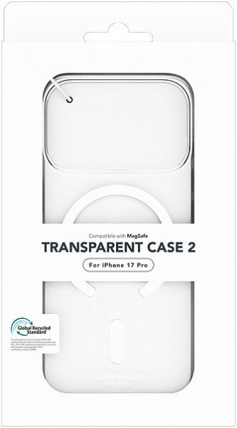Transparent Case 2 für iPhone 17 Pro weiß