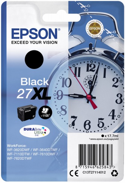 27XL DURABrite Ultra Tintenpatrone schwarz
