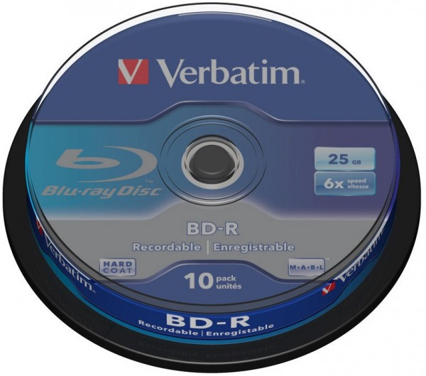BD-R SL 6x 25GB (10er Spindel) Blu-ray Disc