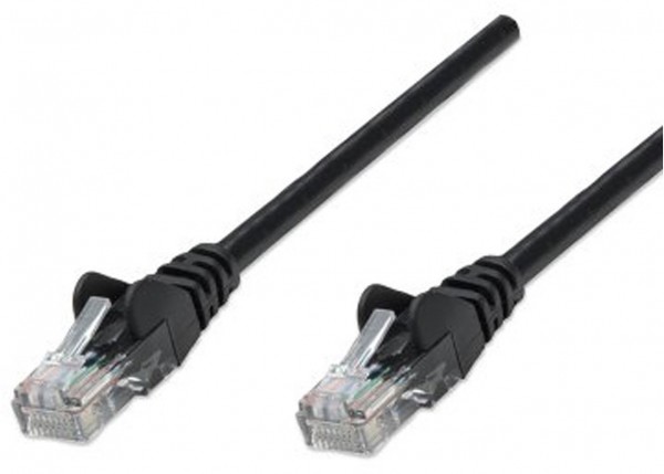 Patchkabel RJ45 U/UTP Cat5e (3 m) schwarz