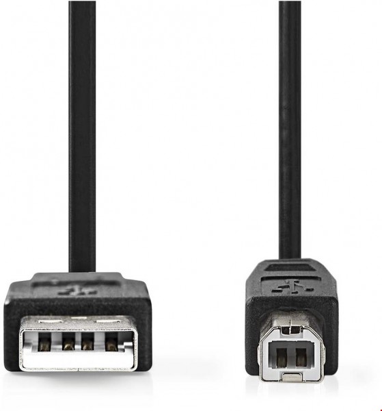 CCGL60100BK05 USB 2.0 Kabel (0,5m) USB Stecker > USB-B Stecker schwarz