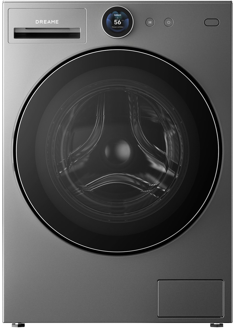 P5 Washer 9kg Stand-Waschmaschine-Frontlader grau, 9 kg, 1400 U/min, 76 dBA
