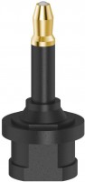 ODT-Adapter Toslink-Kup./Opt. 3,5-mm Stecker schwarz