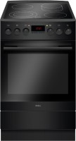 SHC 11503 SM Elektroherd mit Glaskeramikfeld schwarz, 65 l, Pizza-Stufe, schnelles Vorheizen, A, 4 Kochzonen